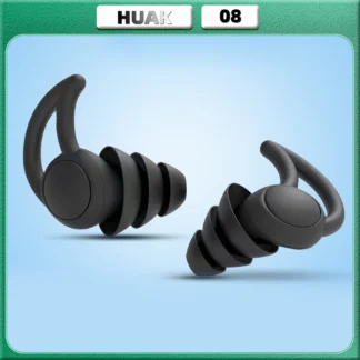 Huak 3 layer ear plugs for sleep силіконовий шумо