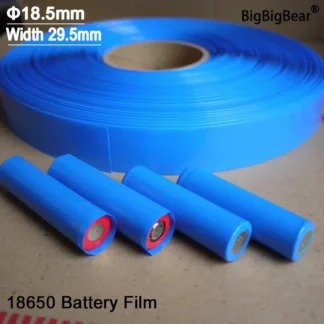 25~1000pcs 18650 lipo акумулятор wrap pvc heat shrink tube