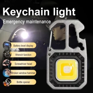 Cob keychain work світ with акумулятор дисплей 8mode