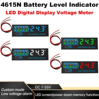 3S-12S 18650 Li-ion Lipo Lithium Тест 7-55V Acid Акумулятор