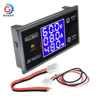999W DC 0-100V 10A LCD Цифровий Вольтметр Амперметр Ватметр