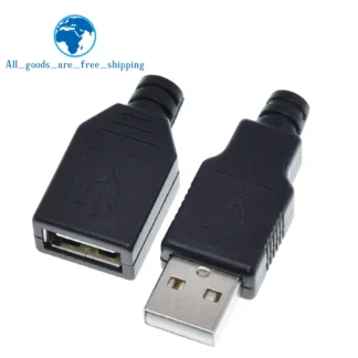 TZT 1/5Set Тип A Male USB 4 Пин Штекер Роз'єм Конектор