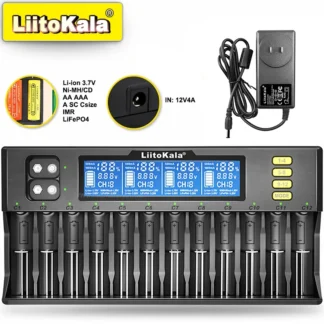 Liitokala lii-202 18650 1.2v 3.7v 3.2v aa/aaa 26650 10440