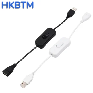 Hkbtm 28cm usb кабель with перемикач on/off кабель
