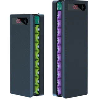 8/10*18650 Живлення Bank Корпуса Акумулятор Тримач Портативний Dual