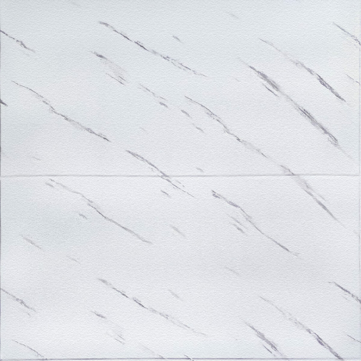 Самоклеюча 3D панель 700х700х4мм Біла мармурова плитка