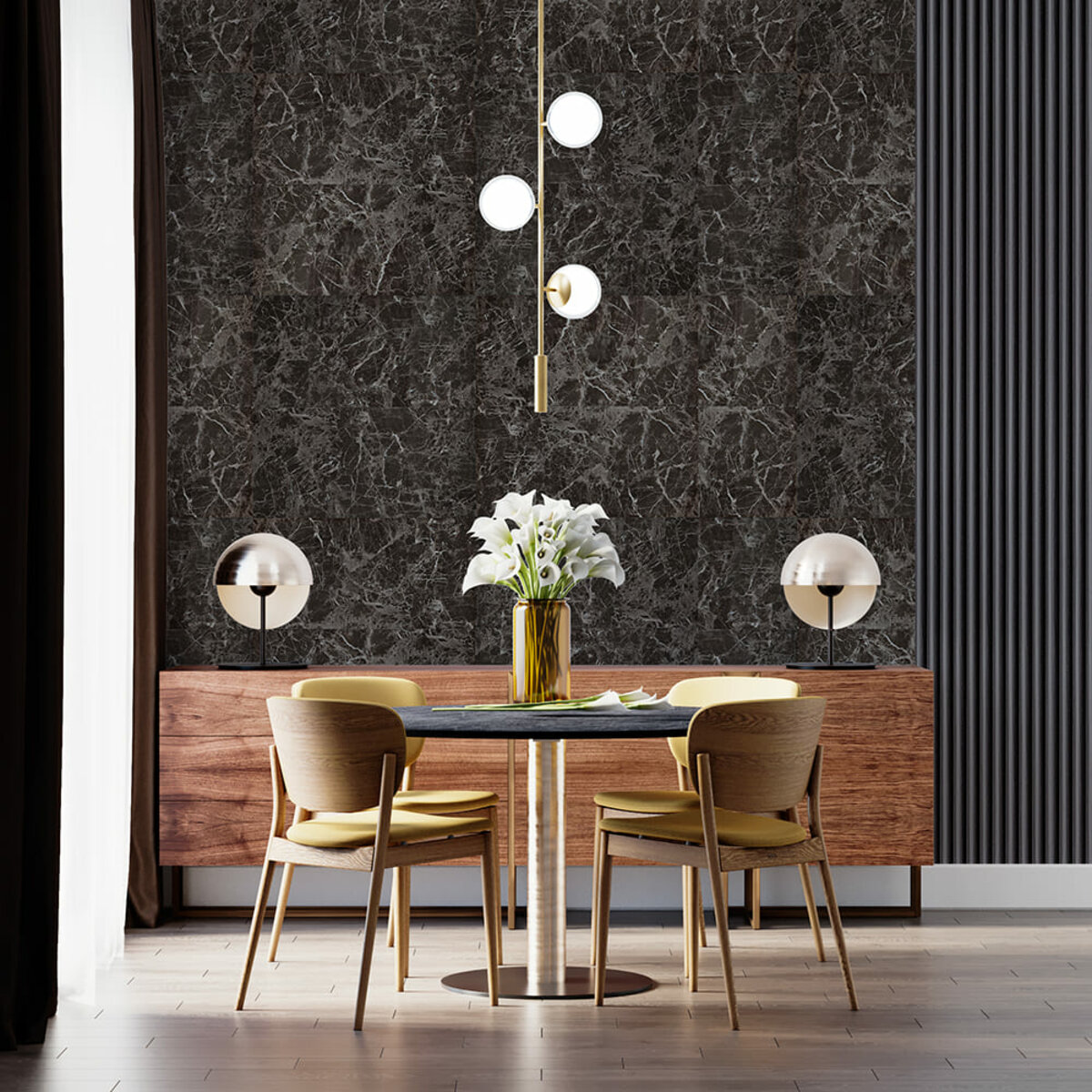 Самоклеюча вінілова плитка 600х300х1,5мм, ціна за 1 шт. — фото 6