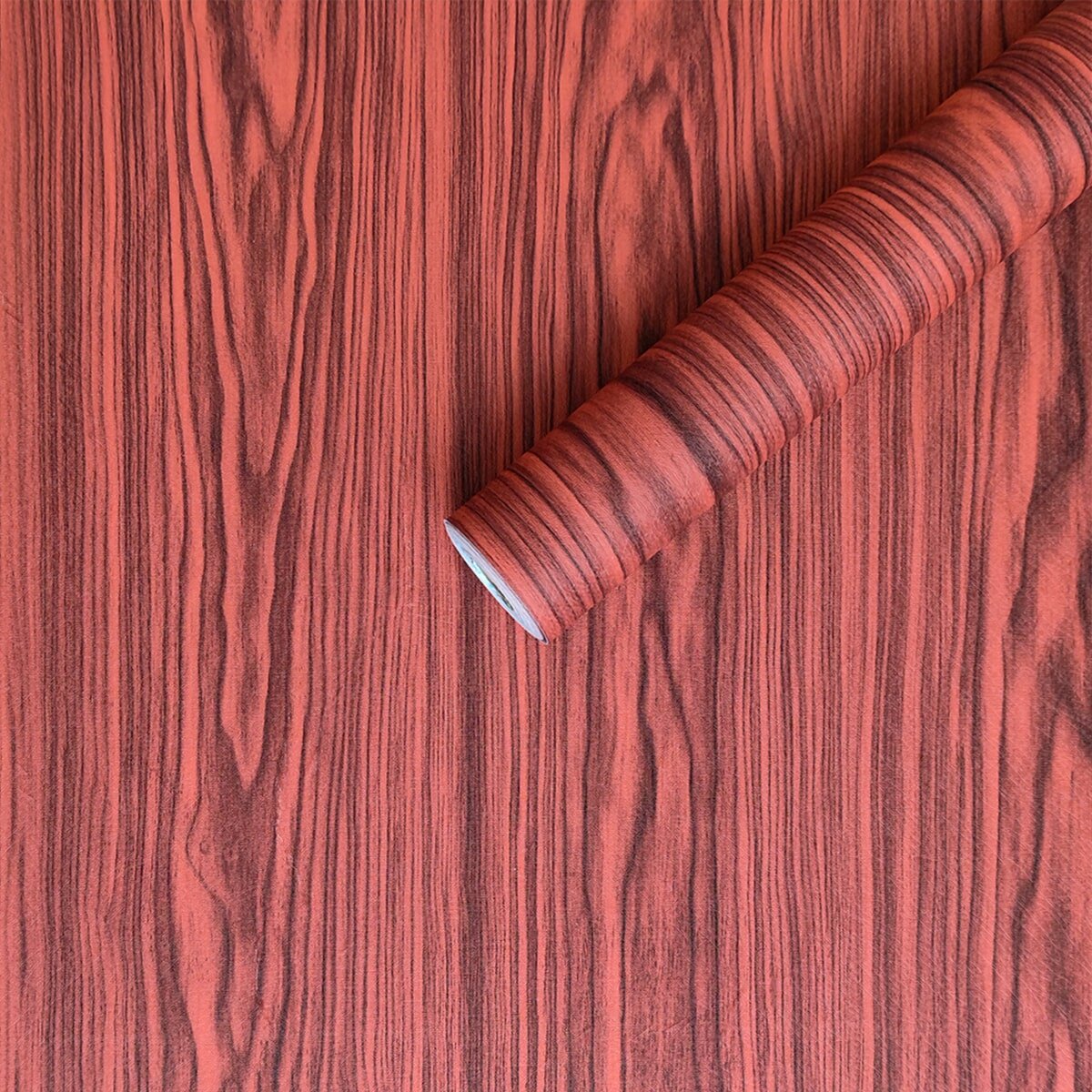Самоклеюча плівка 0,45х10м х 0,07мм Коричневе дерево